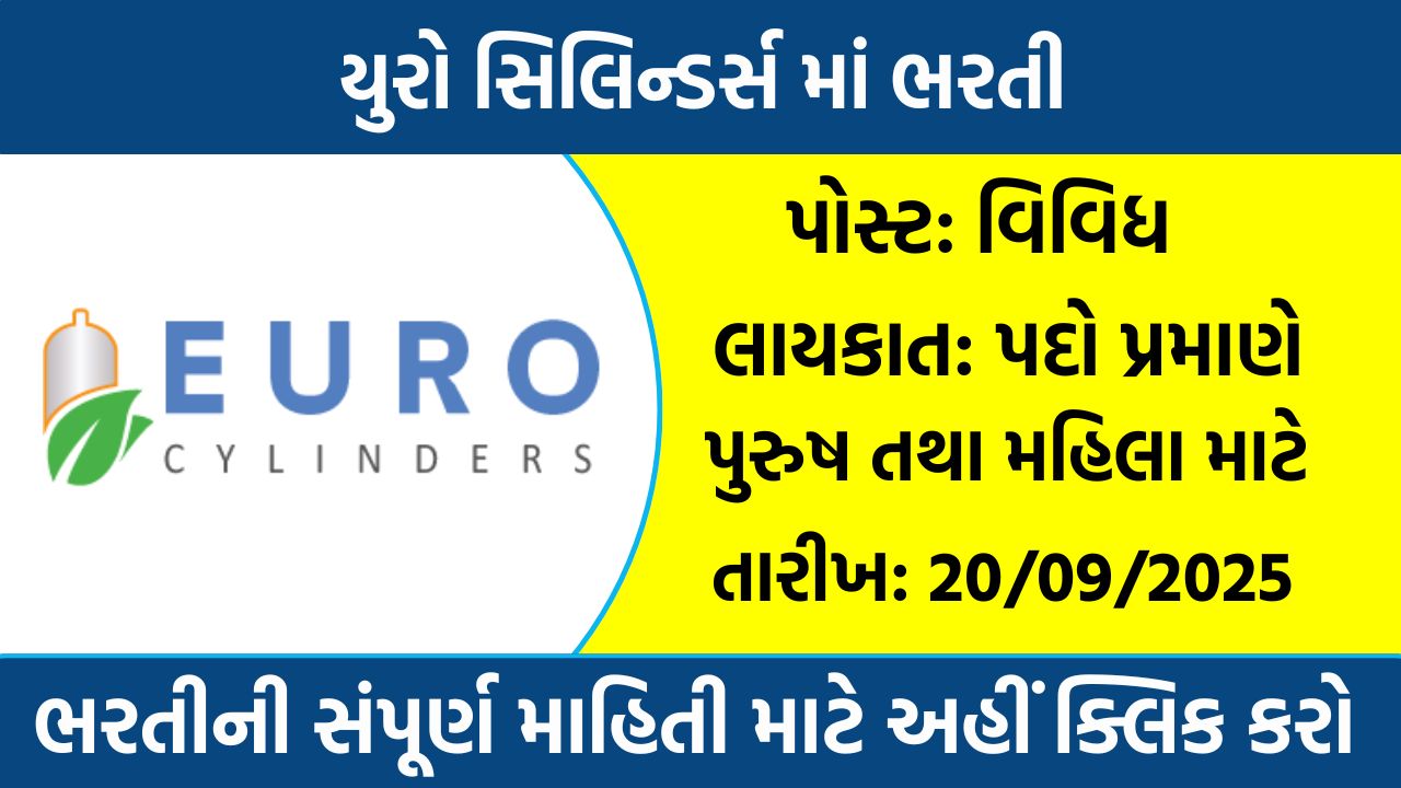 Euro cylinders Recruitment